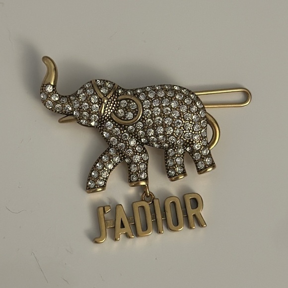 DIOR elephant hair clip authentic 100% - Picture 4 of 9